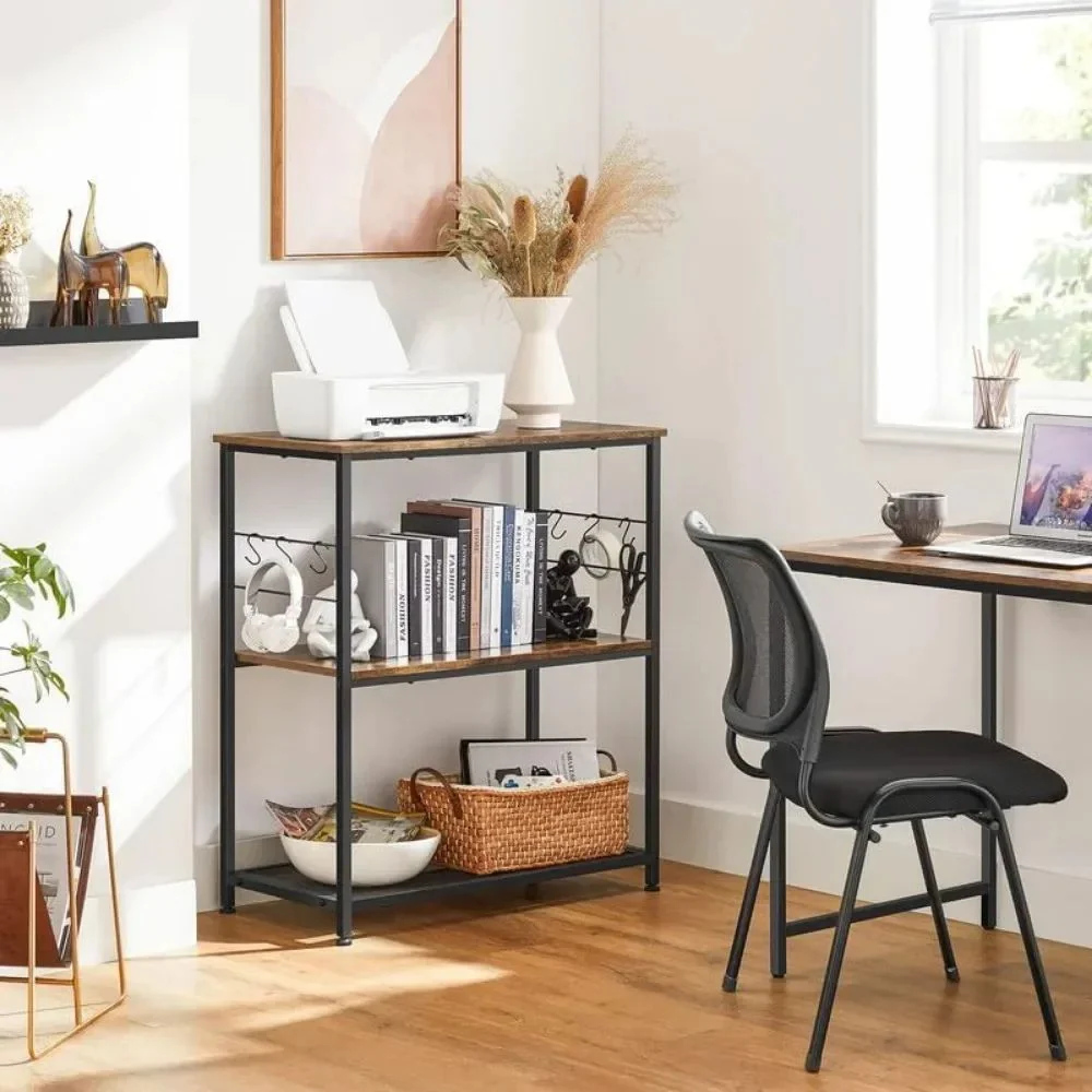Storage Rack with Shelves and Hooks - Image 2