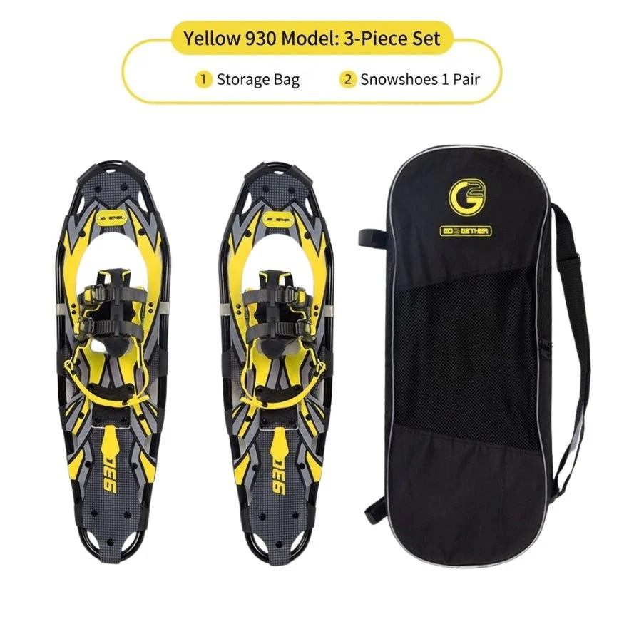 Lightweight All-Terrain Snowshoes for Adults – Complete 9-Piece Winter Hiking Set with Adjustable Trekking Poles, Snow Baskets & Carry Bag – Durable & Cold Resistant Gear for Men and Women - Image 16