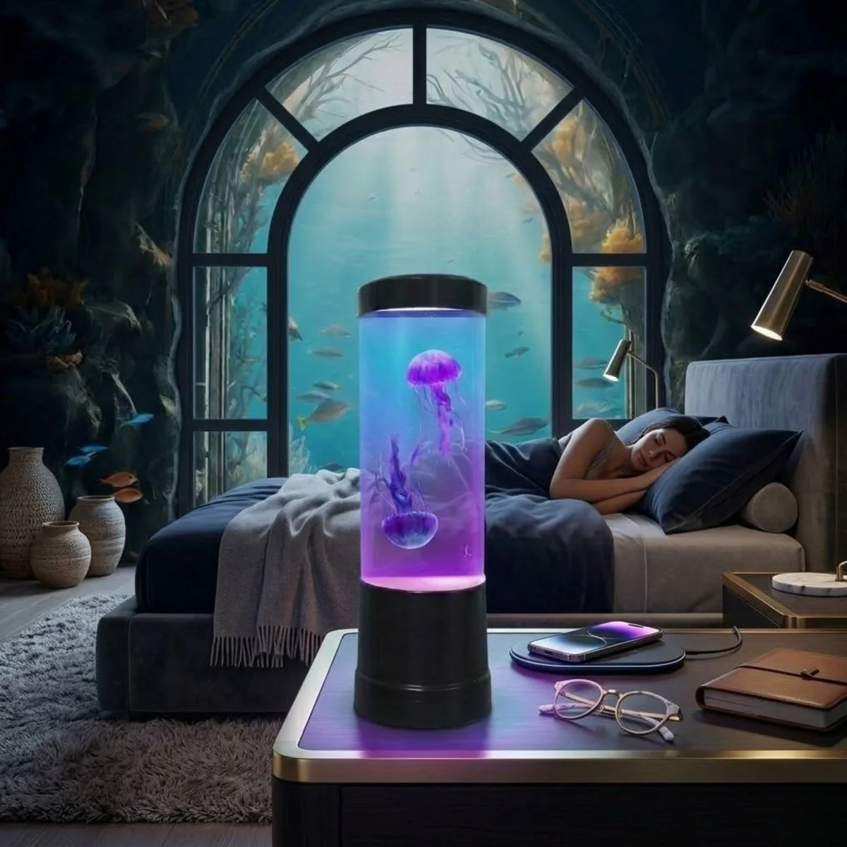 Aurelia Drift | Kinetic Jellyfish Sanctuary Lamp - Image 3