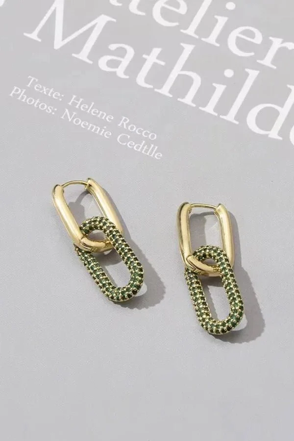 Chain Link Earrings - Image 7