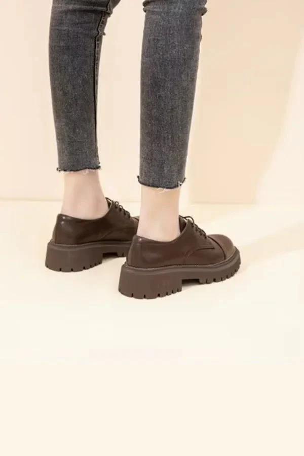 Classic Leather Oxford Loafers - Image 2