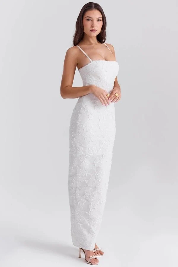 Cleo Lace Midi Dress - Image 12