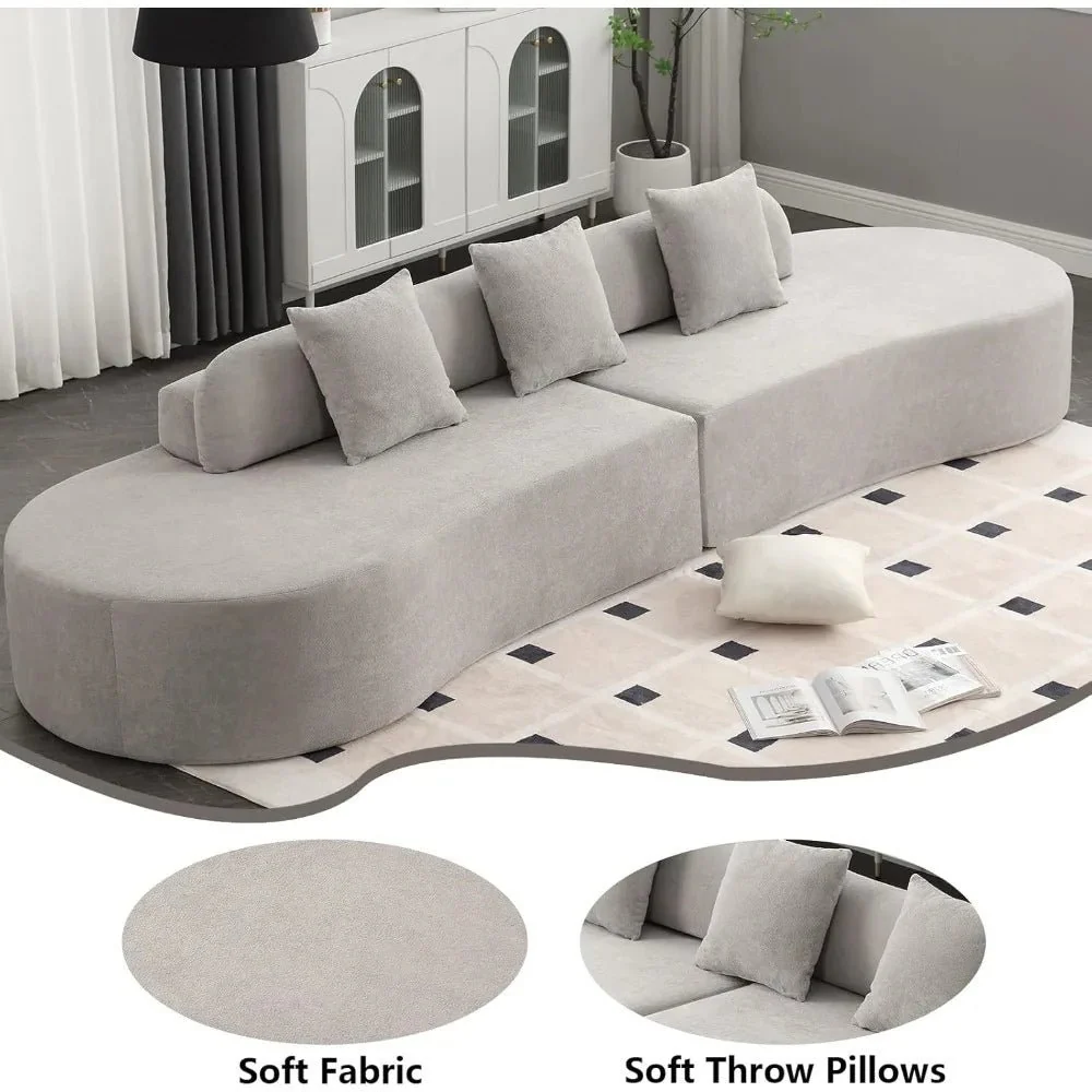 Luxe Modern Lounge Sofa - Image 4