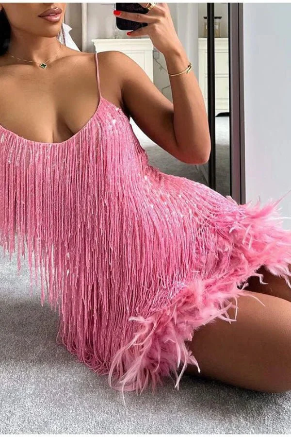 Elena Sequin Dress - Image 15