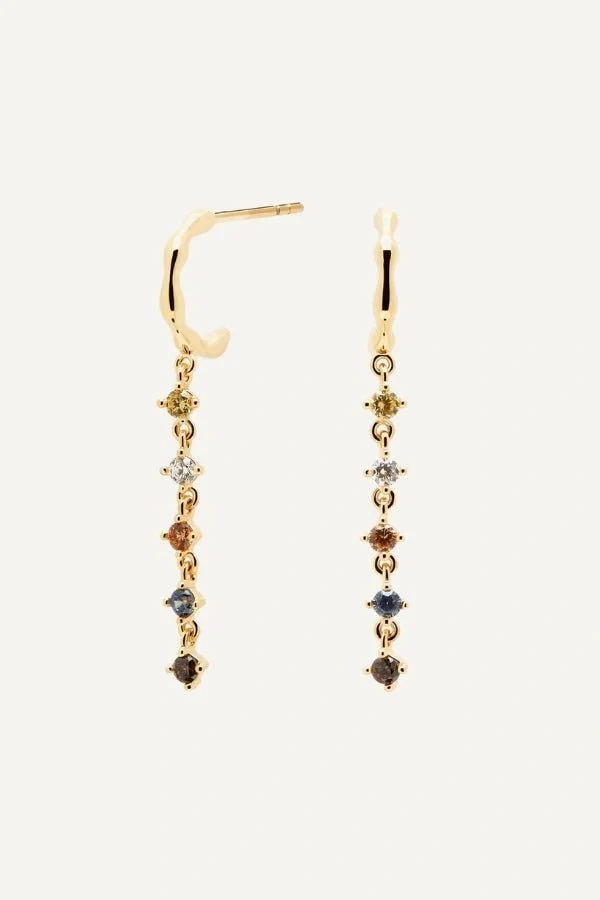 Frances Long Drop Earrings - Image 2