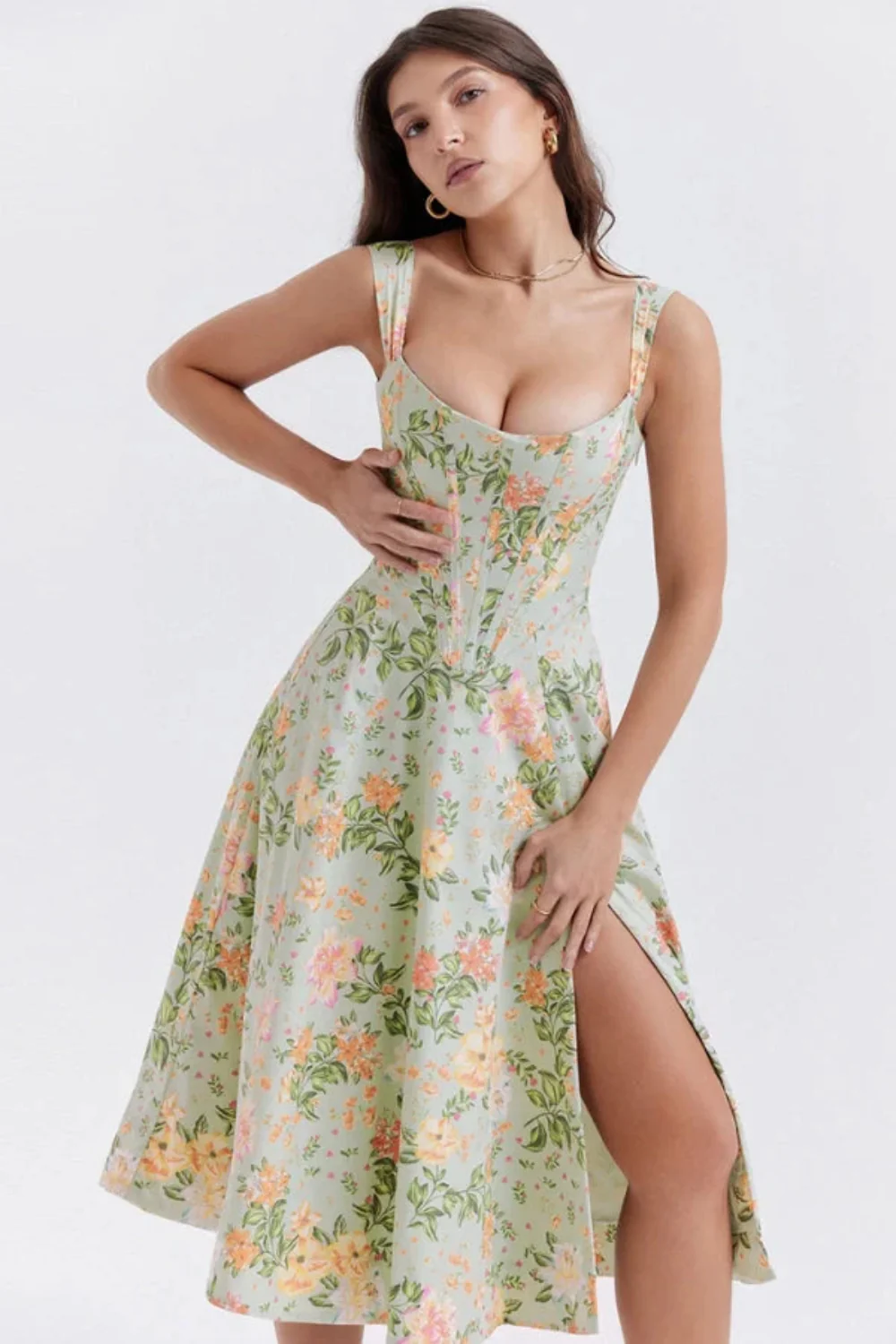 Seraphine - Floral Green - Image 4