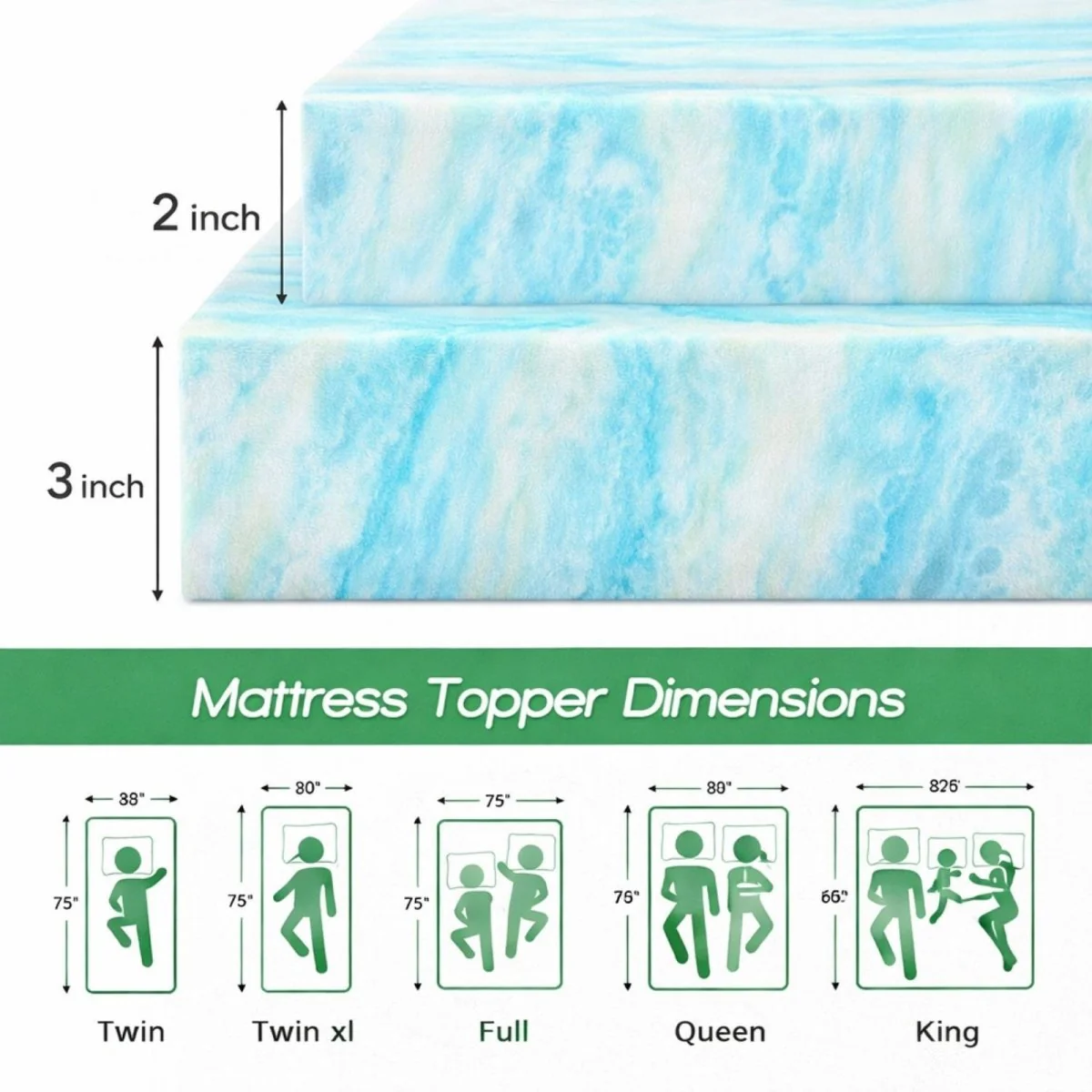 The Nimbus Layer | Cooling Gel-Infused Memory Foam Topper - Image 8