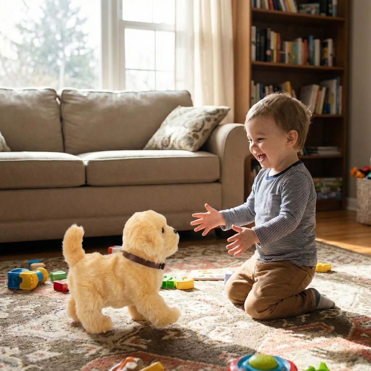 Interactive Robot Puppy – Lifelike Toy Golden Retriever That Walks & Barks - Image 4