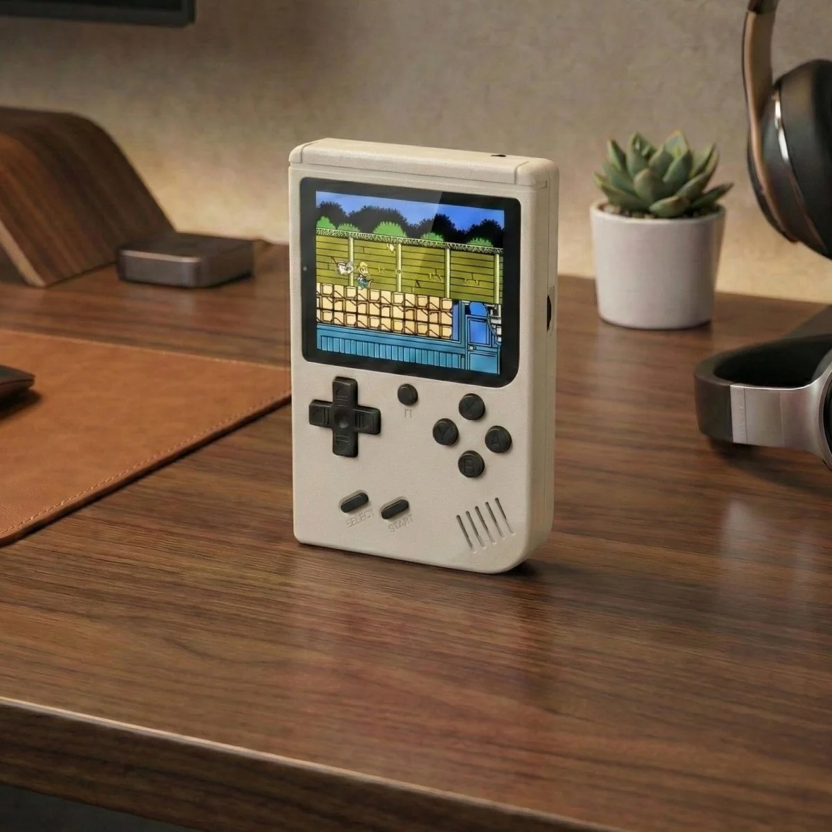 Retro Games White Console Handheld with 400 Games (with Controller) - Image 2