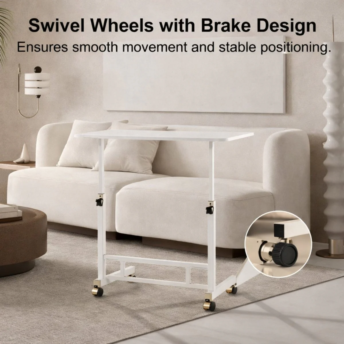 The Virelai Rolling Workstation | Tilt-Top Mobile Sanctuary - Image 8