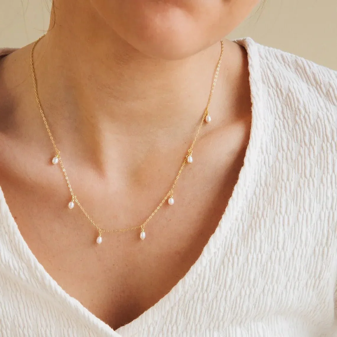 Liora Freshwater Pearl Necklace - Image 5