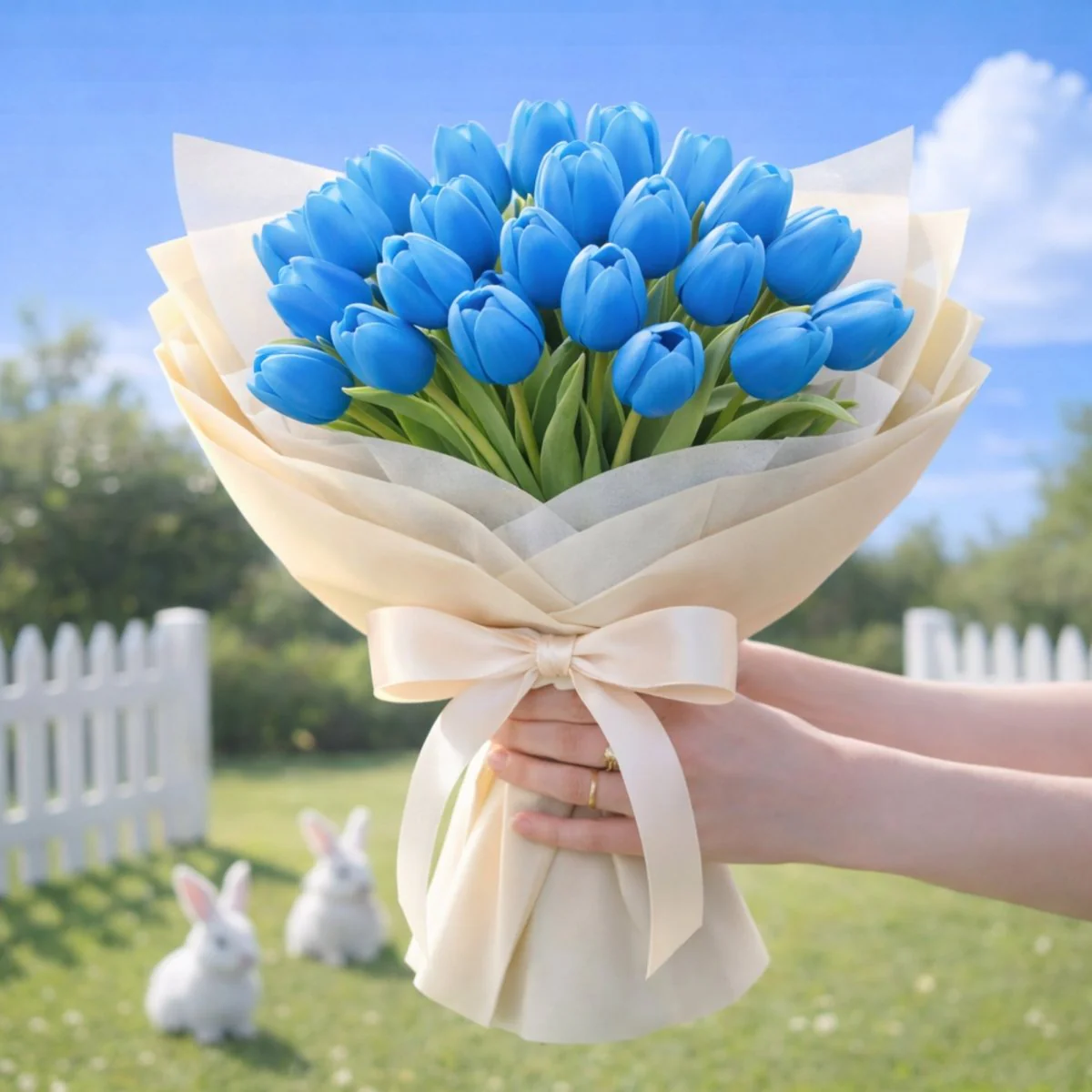 Premium Real-Touch Tulip Bouquet - Fresh Spring Flower Arrangement for Mother's Day, Birthdays & Home Decor - Hand-Tied Luxury Silk Tulips - Image 34