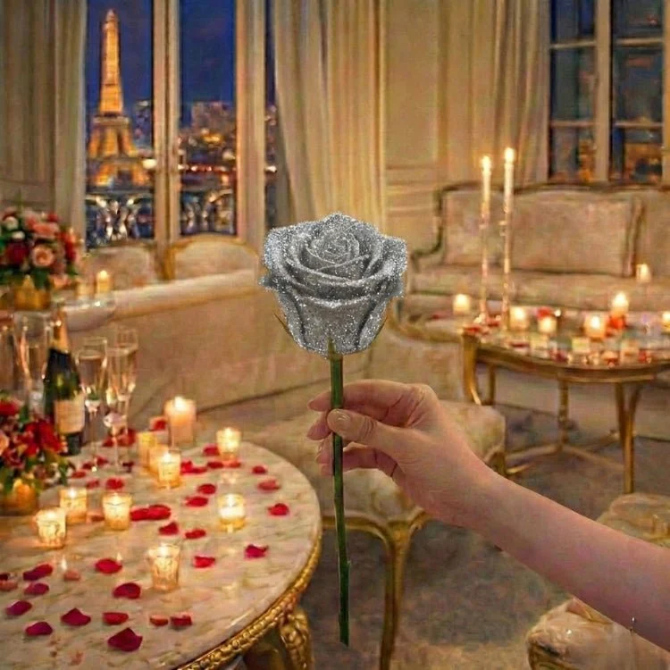 Luxury Handmade Sparkle Rose Bouquet – The Ultimate Valentine’s & Anniversary Gift Romantic Gift for Girlfriend, Wife & Valentine's Day - Image 18