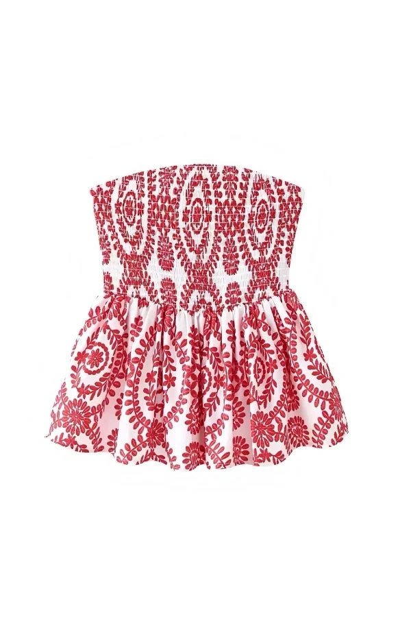 Sarina Ruffle Tube Top - Image 16