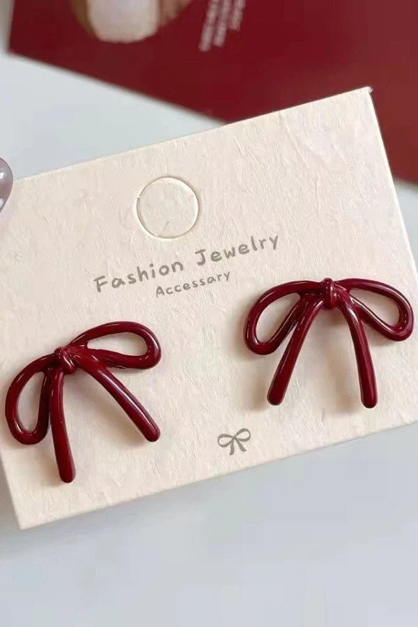 Scarlett Red Earrings - Image 12
