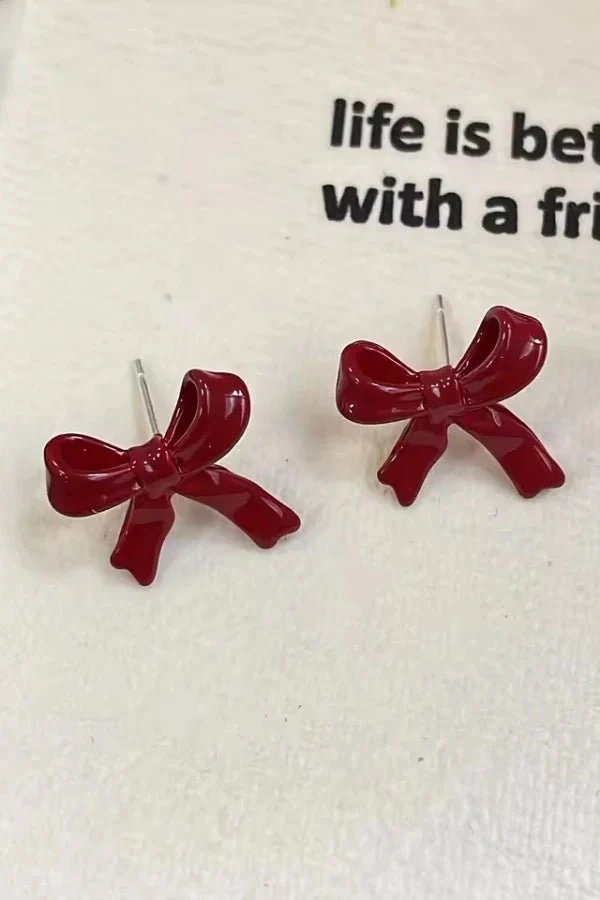 Scarlett Red Earrings - Image 13