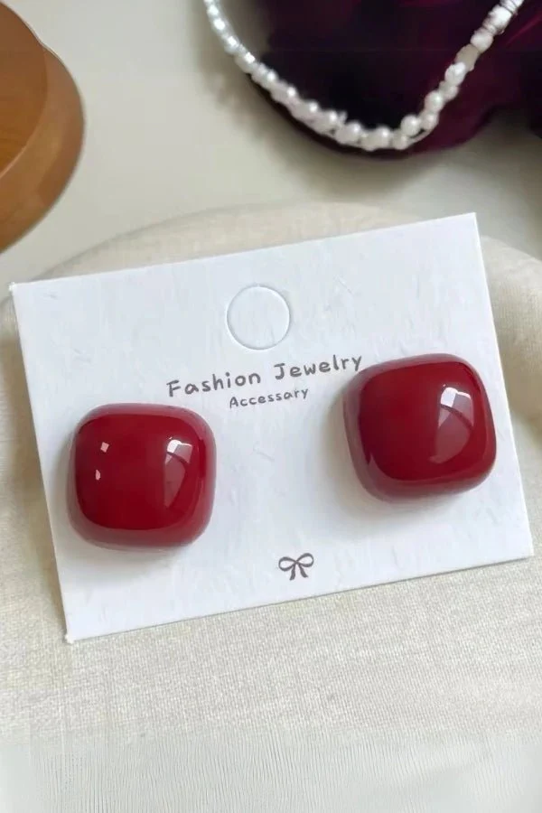 Scarlett Red Earrings - Image 24