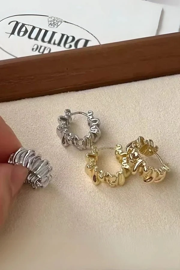 Stella Sculpted Hoops - Image 9