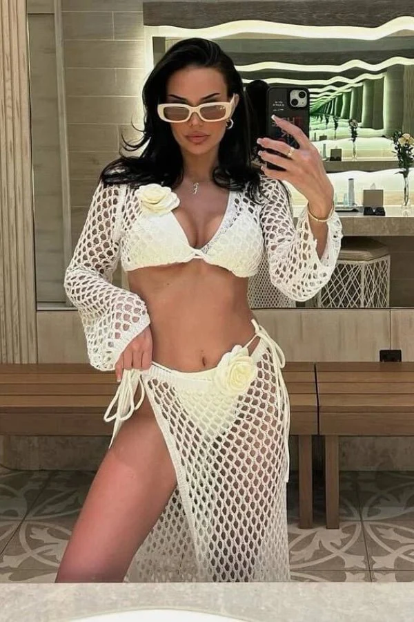 Triangle Rose Bikini - Image 4